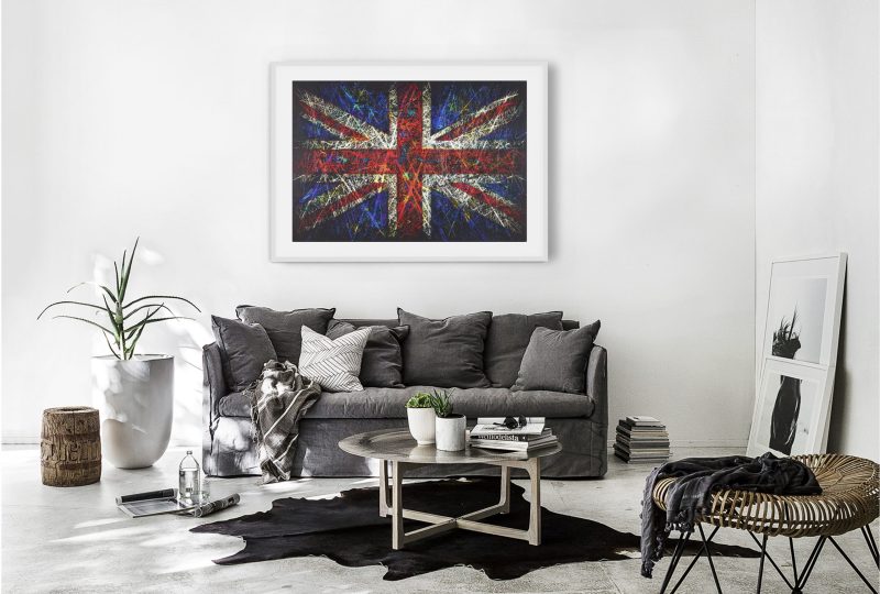 Hand painted Flag of United Kingdom