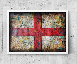 Hand painted Flag of England