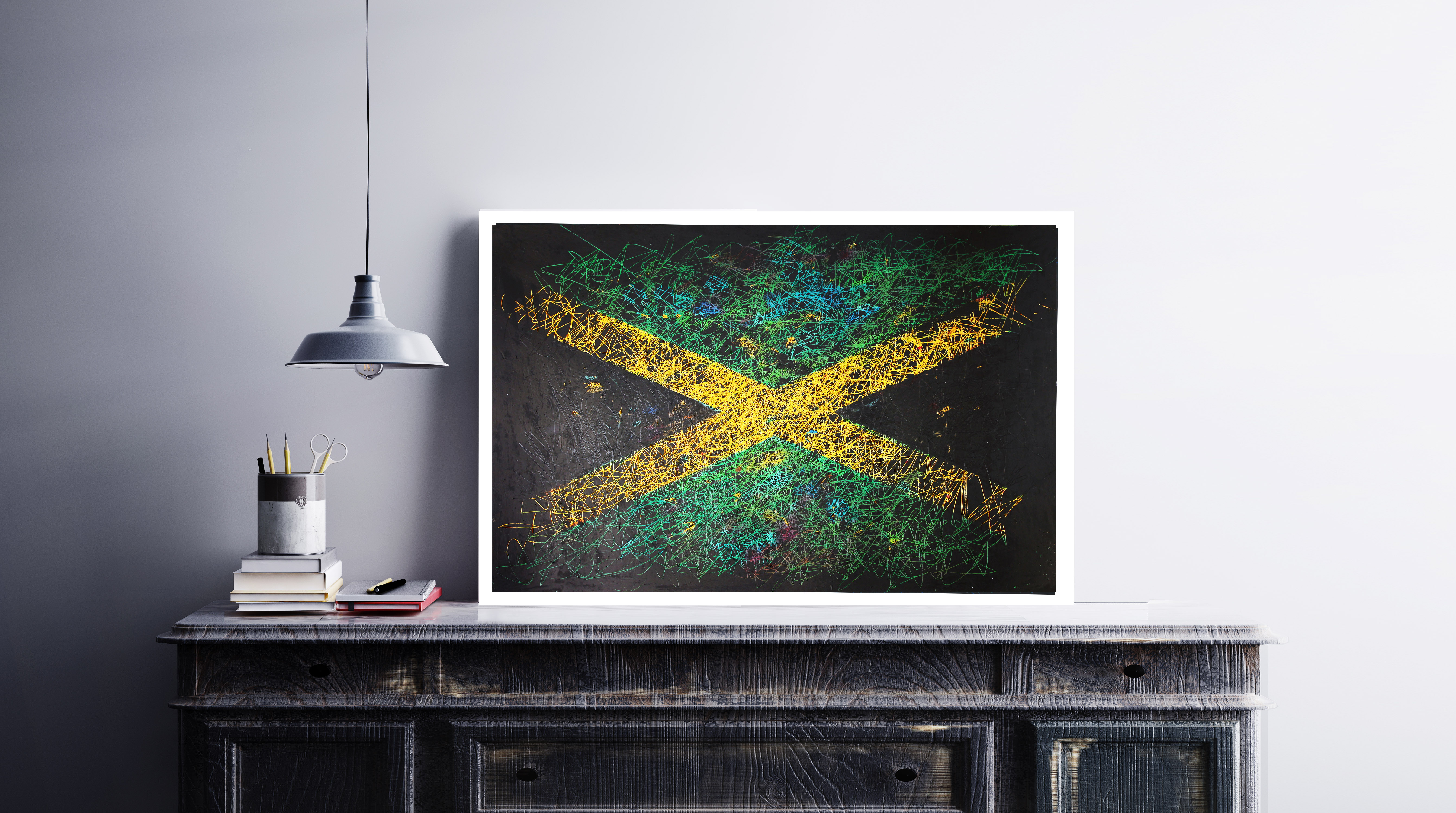 Flag Of Jamaica Wall Art Art For Loft