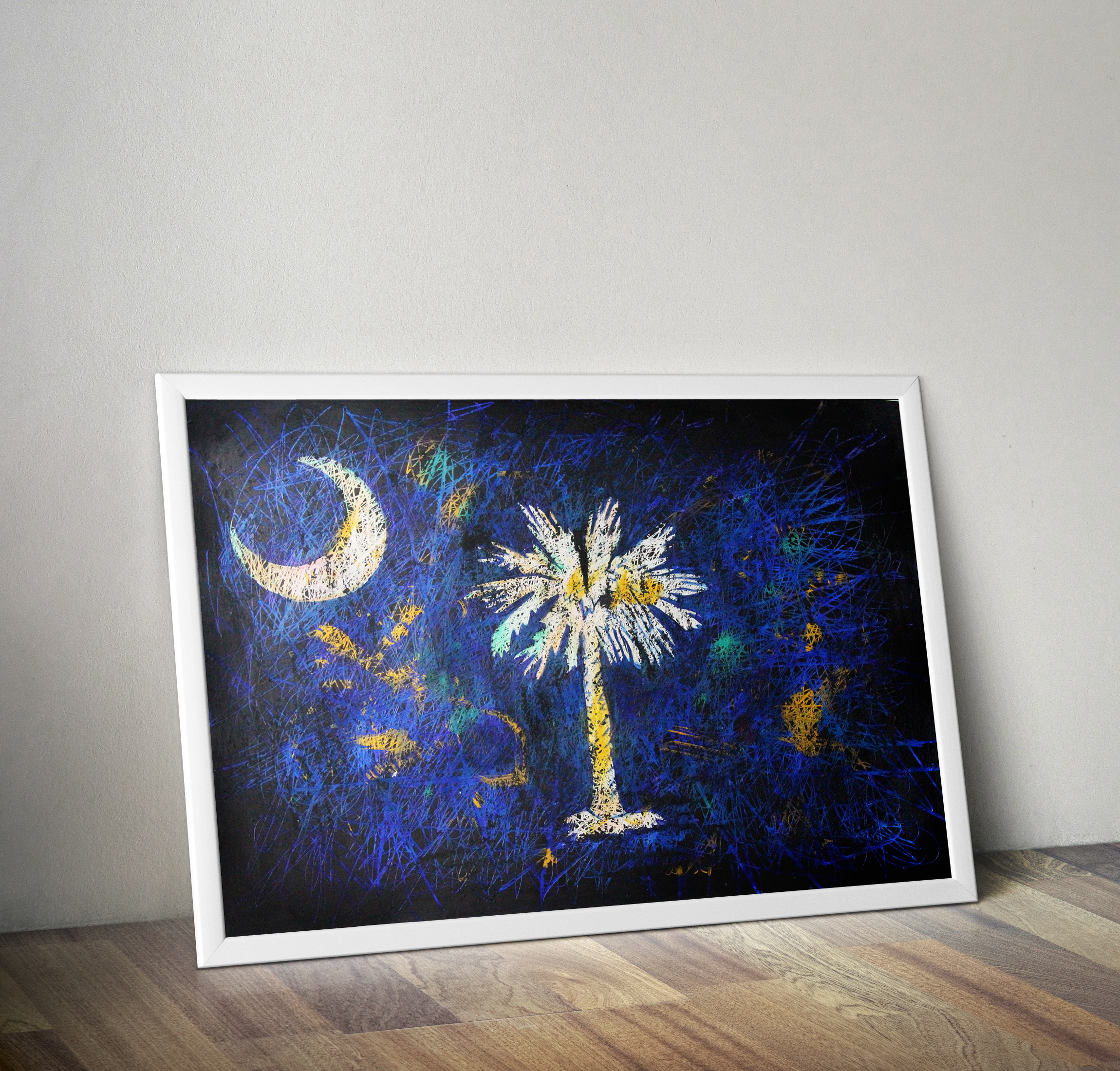 Hand painted Flag Art