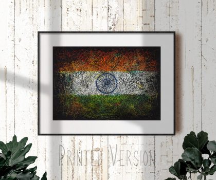 Printed Flag of India