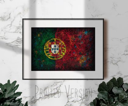 Printed Flag of Portugal