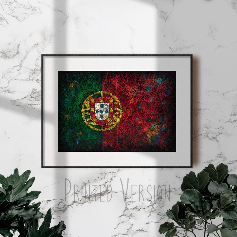 Printed Flag of Portugal