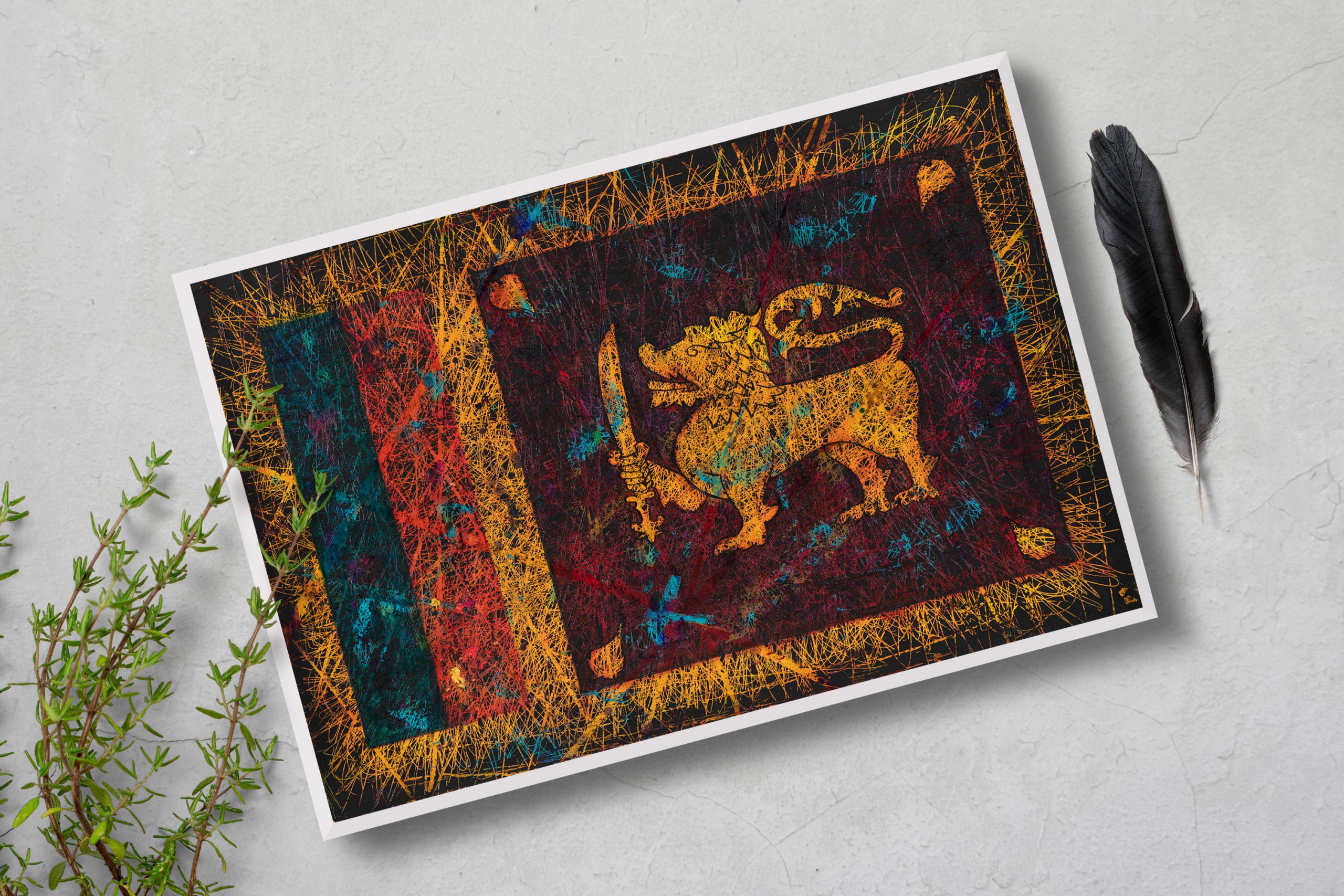 Distressed Vintage Flag Art, Wall Decor Distressed Vintage Flag Art, Wall Decor