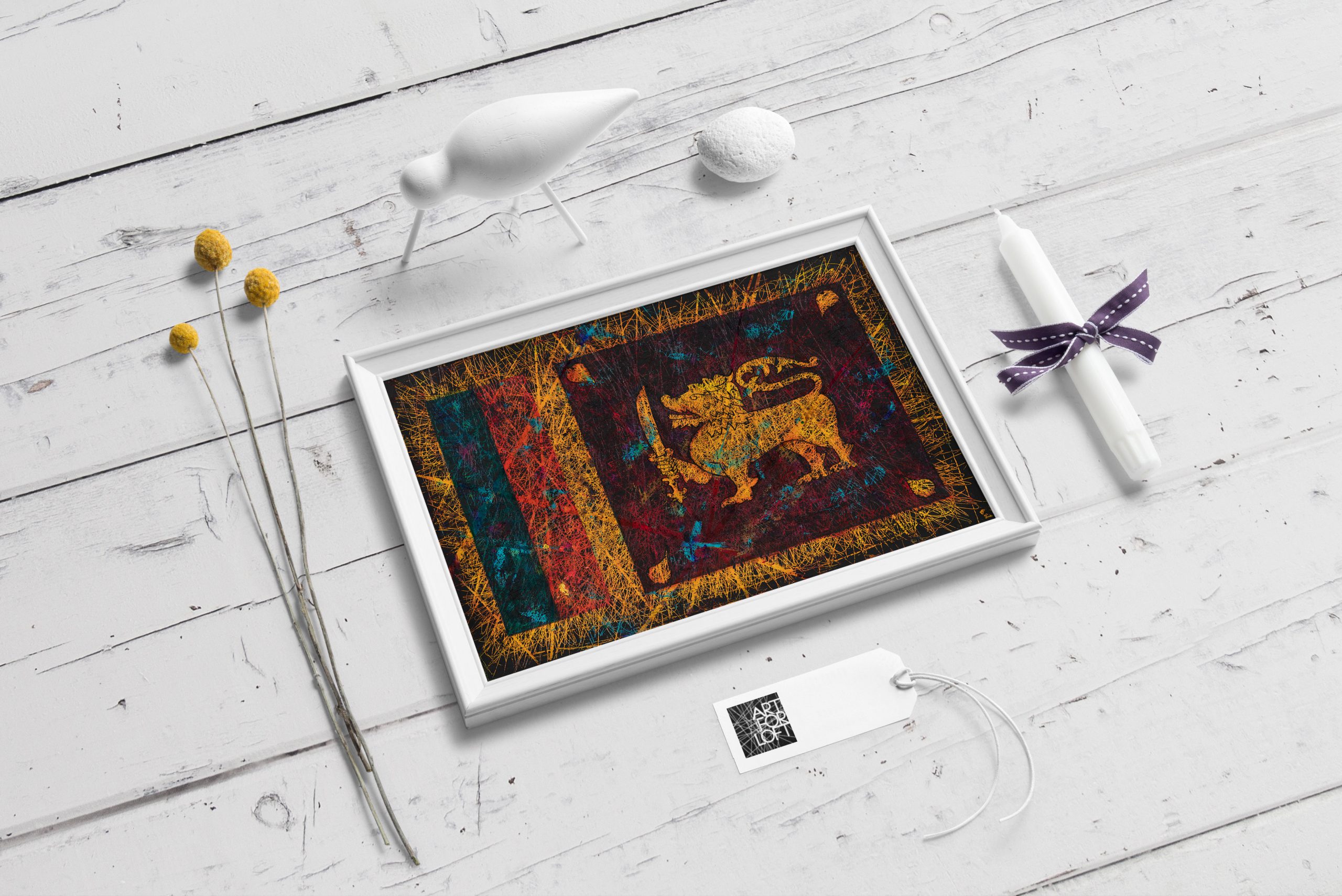 High quality Print of Sri Lanka High quality Print of Sri Lanka