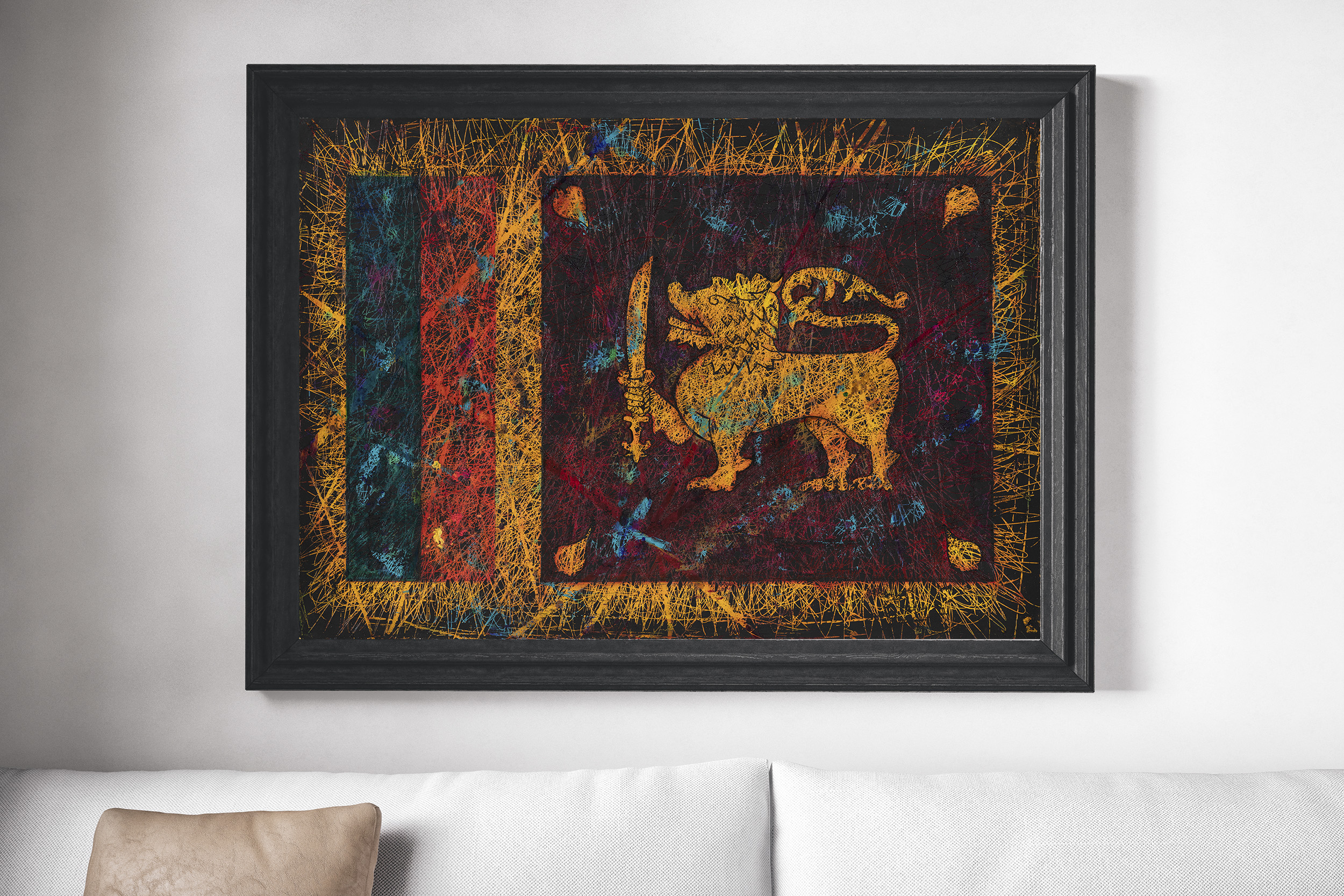 High quality Print of Sri Lanka High quality Print of Sri Lanka