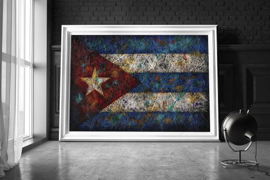 Printed Flag of Cuba