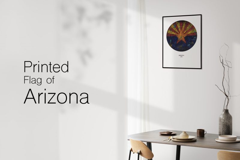 Printed Flag of Arizona