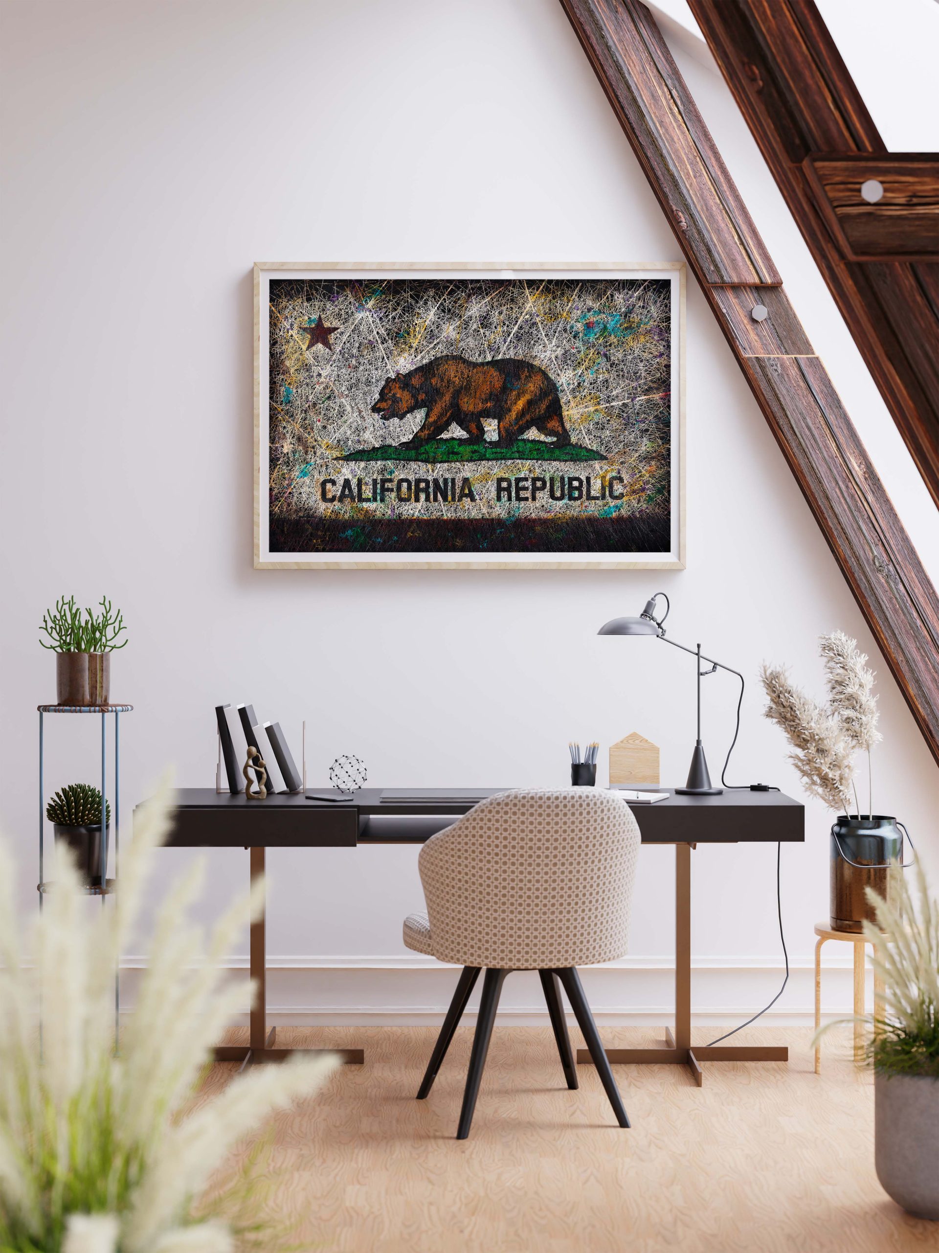 California flag wall art and the history and struggle behind it