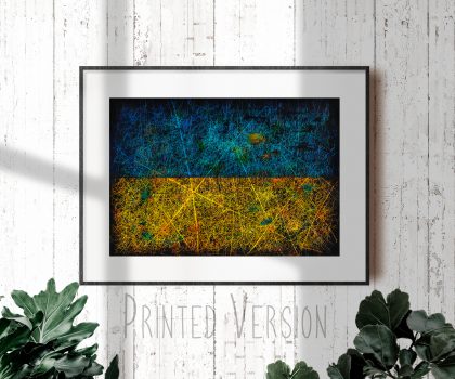 Printed Flag of Ukraine