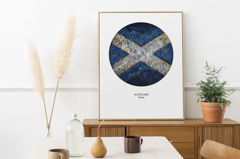 Printed poster - Flag of Scotland