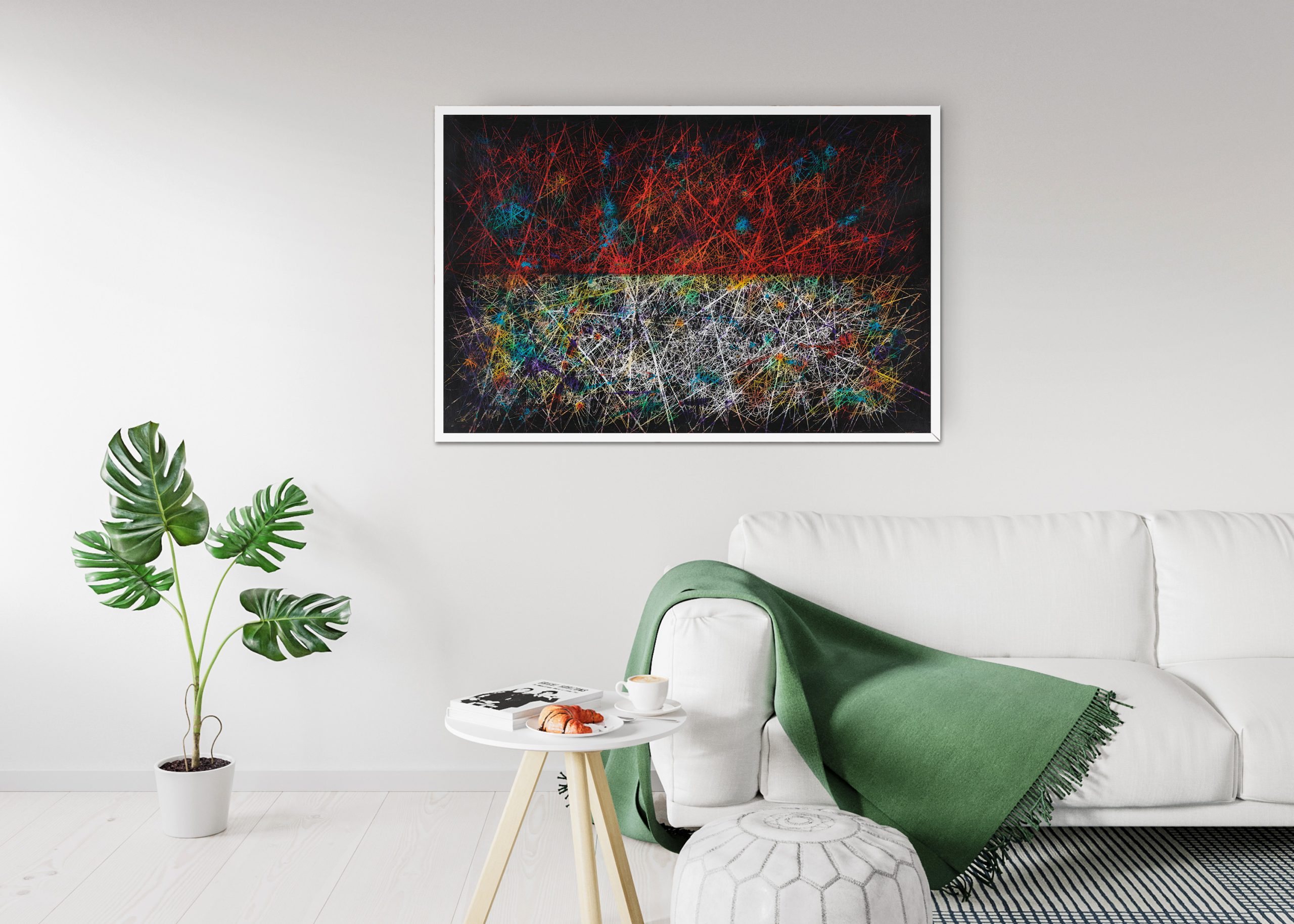 Printed Flag of Indonesia as Wall Decor Printed Flag of Indonesia as Wall Decor