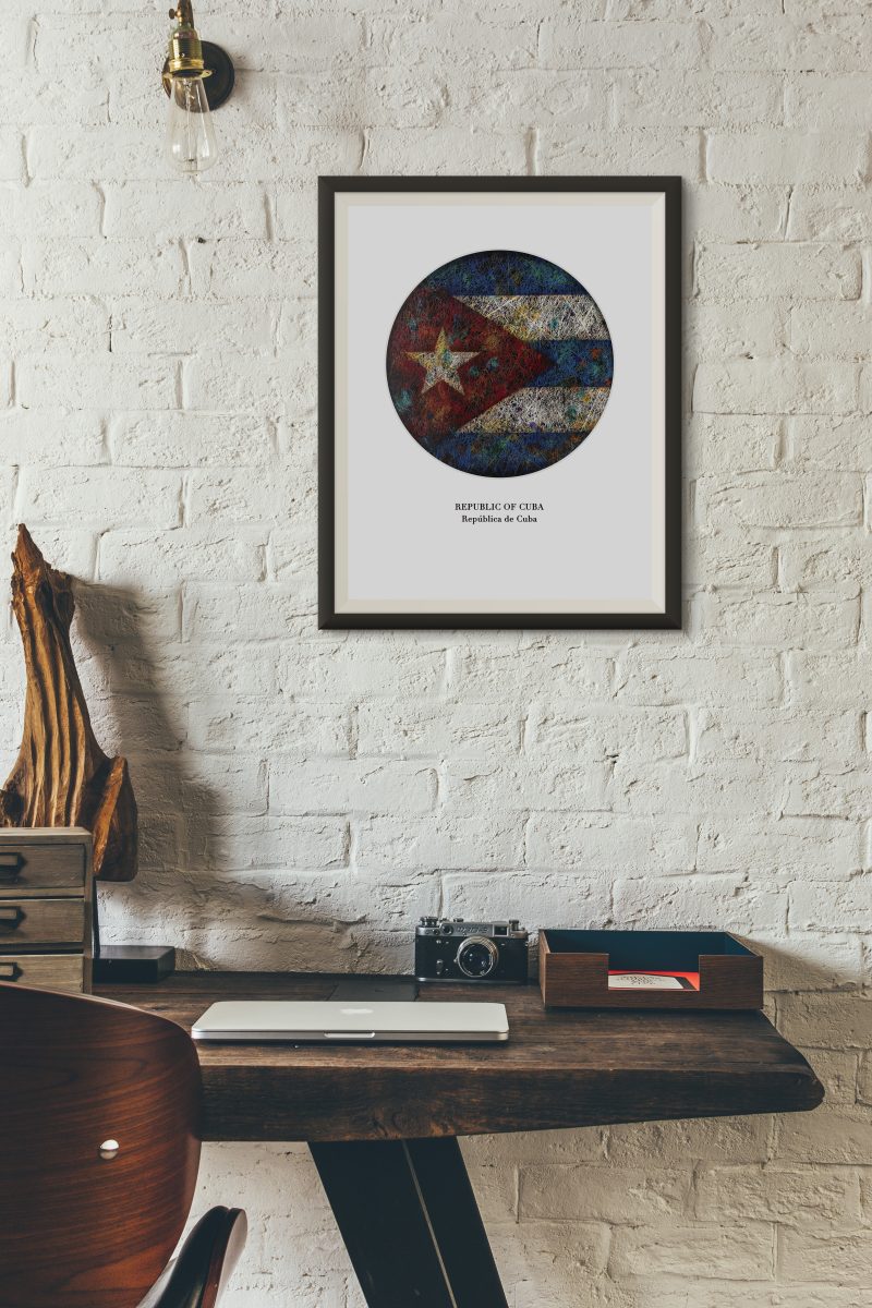 Printed Poster of Cuba as wall Decor