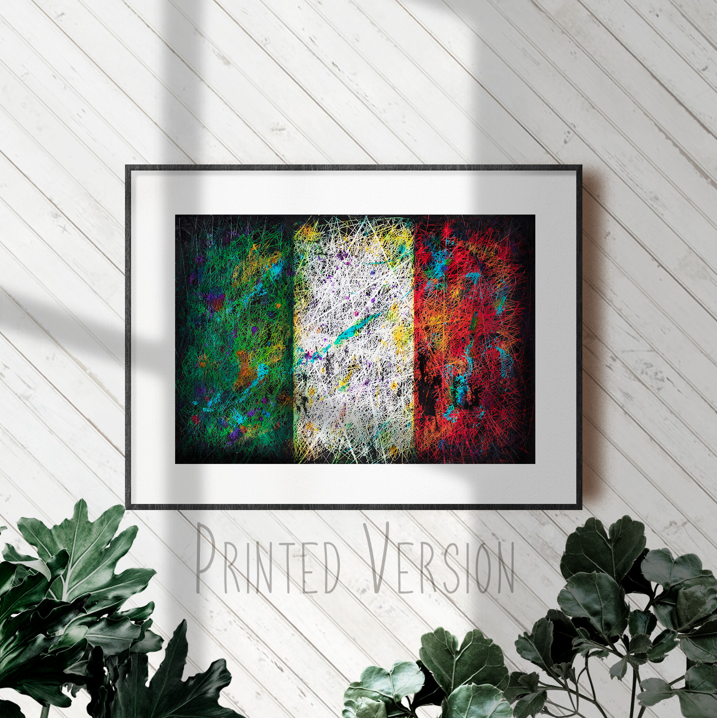 Printed Flag of Italy Printed Flag of Italy