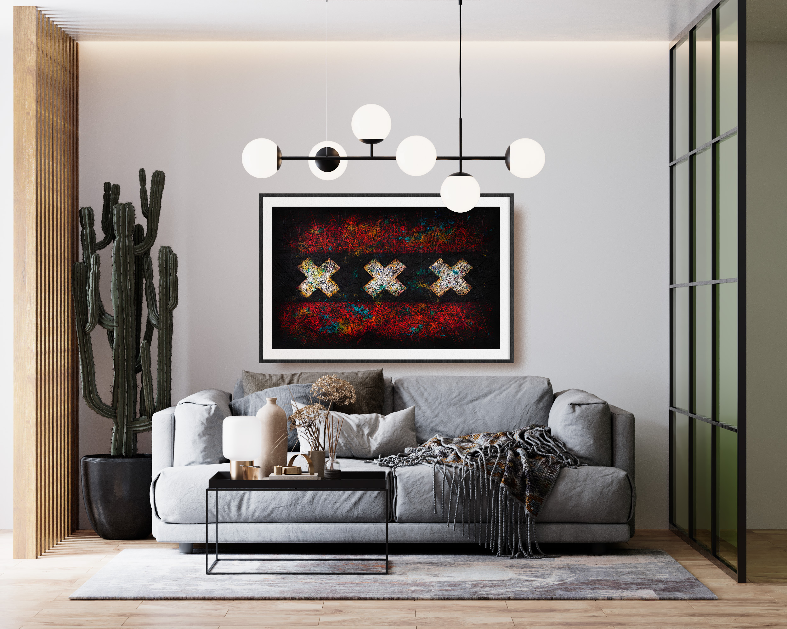 Flag of Amsterdam as wall Decor Flag of Amsterdam as wall Decor