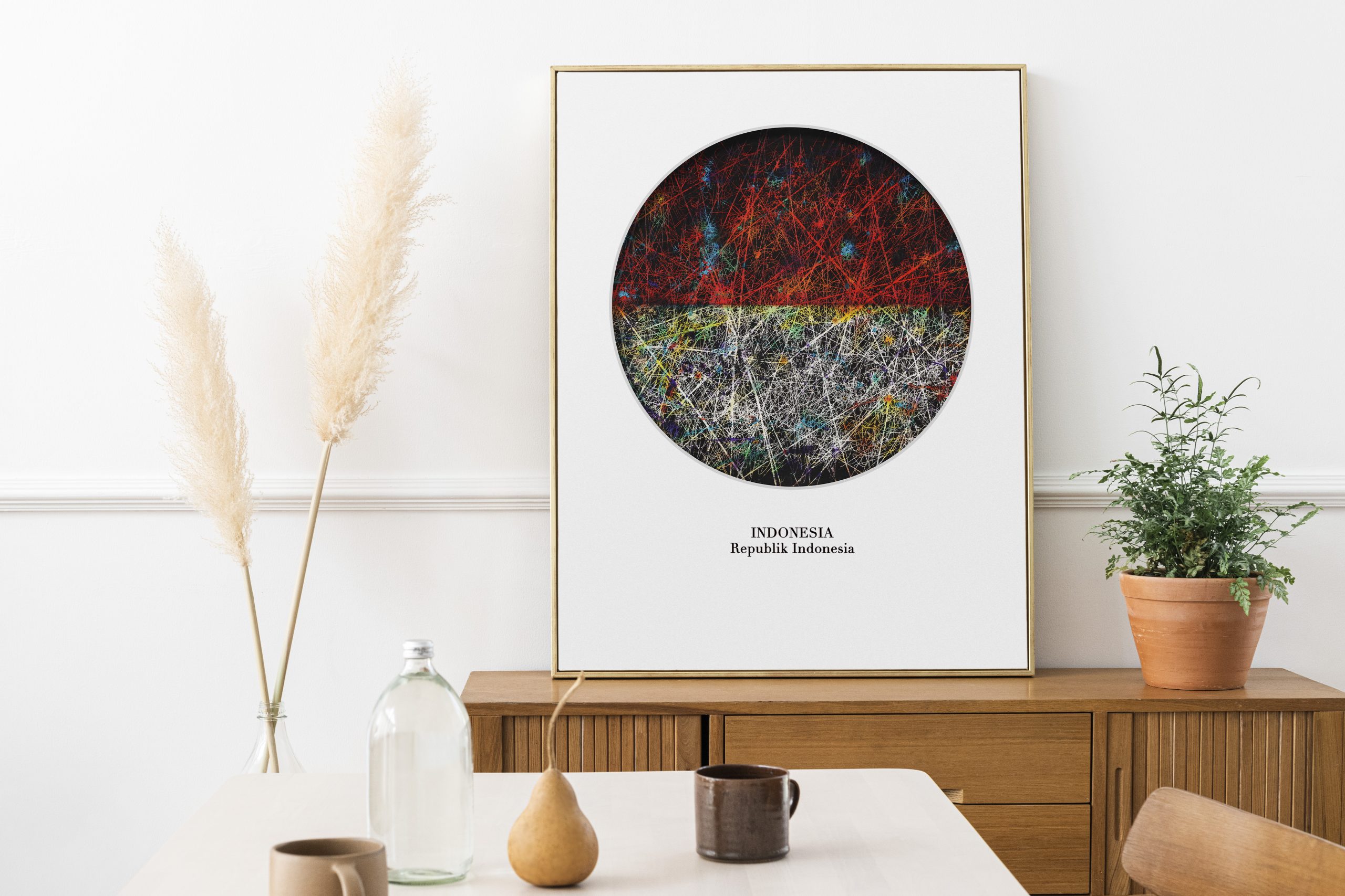 Printed Flag of Indonesia Printed Flag of Indonesia