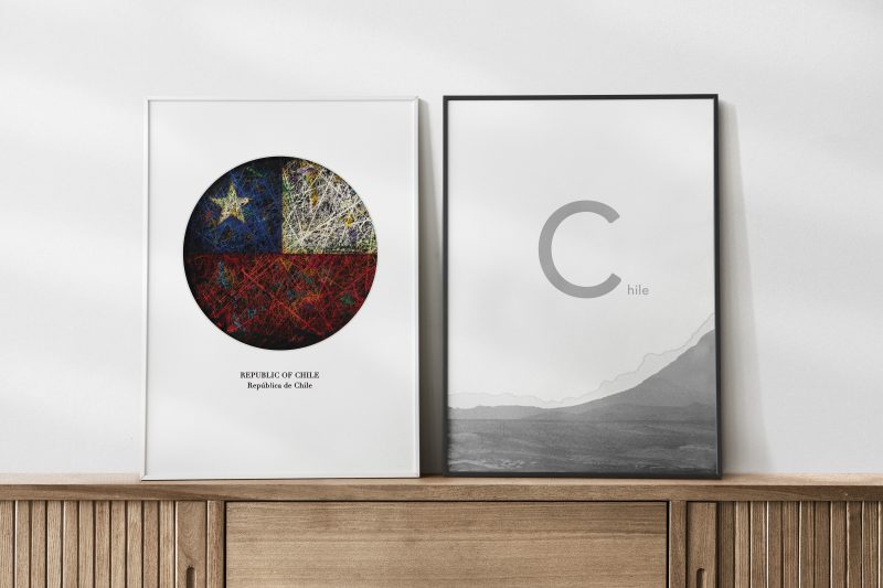 Double Flags Posters as Wall Decor