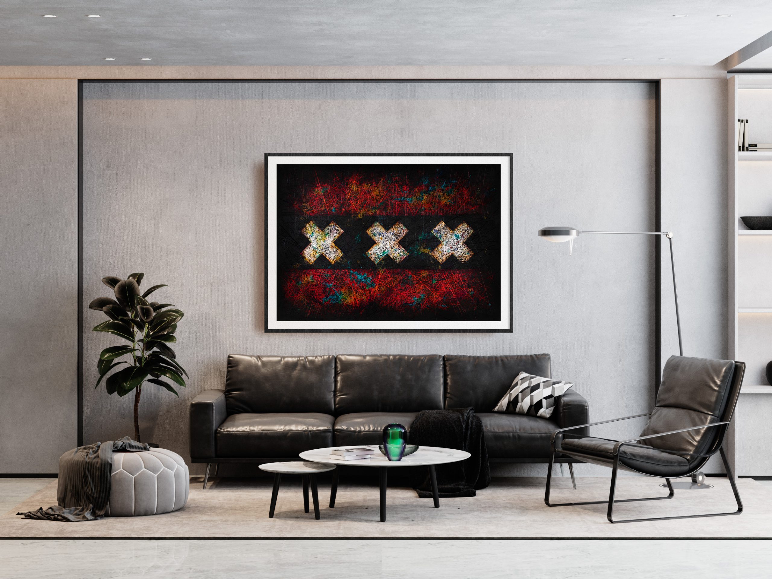 Flag of Amsterdam as wall Decor Flag of Amsterdam as wall Decor