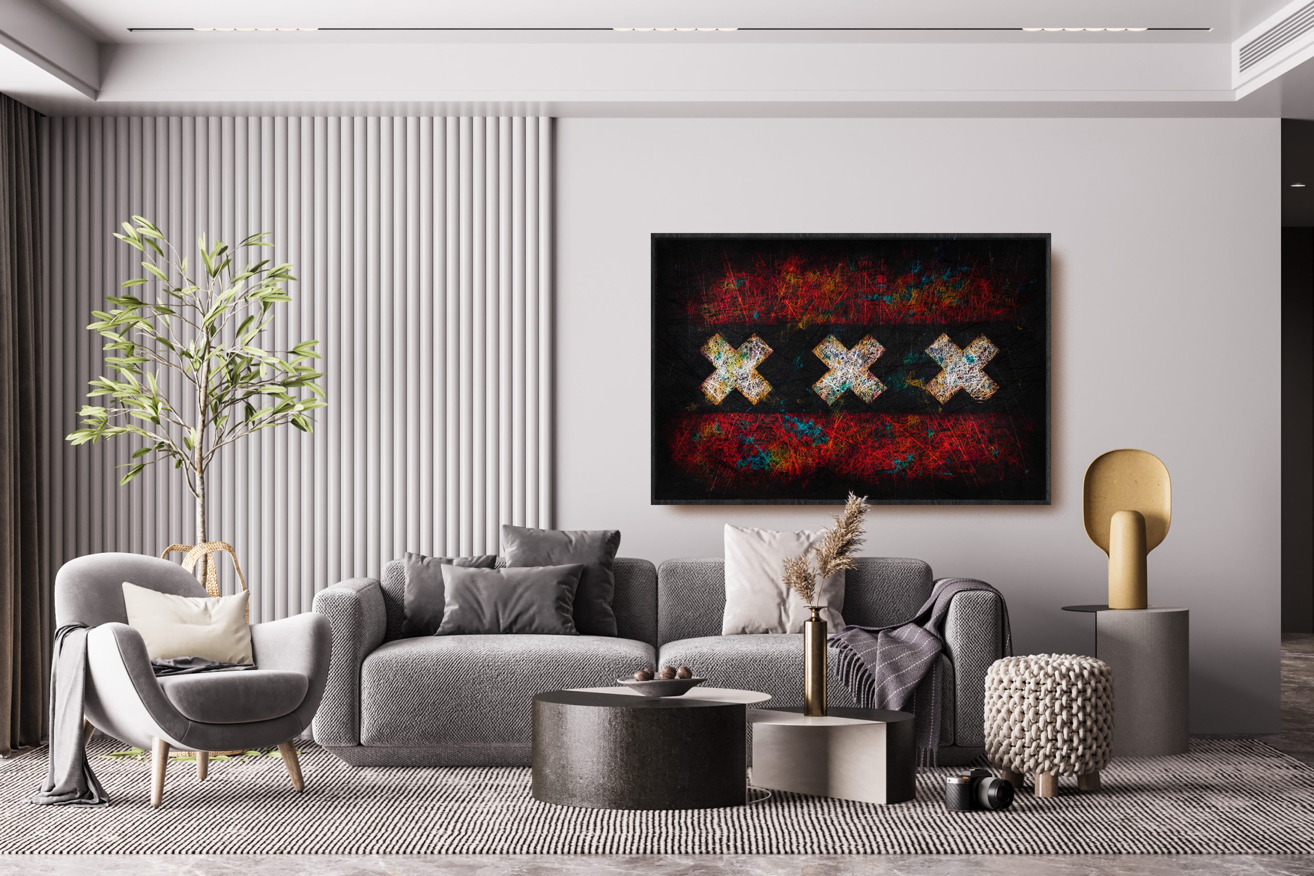 Flag of Amsterdam as wall Decor Flag of Amsterdam as wall Decor