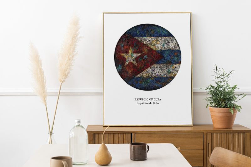 Printed Poster of Cuba