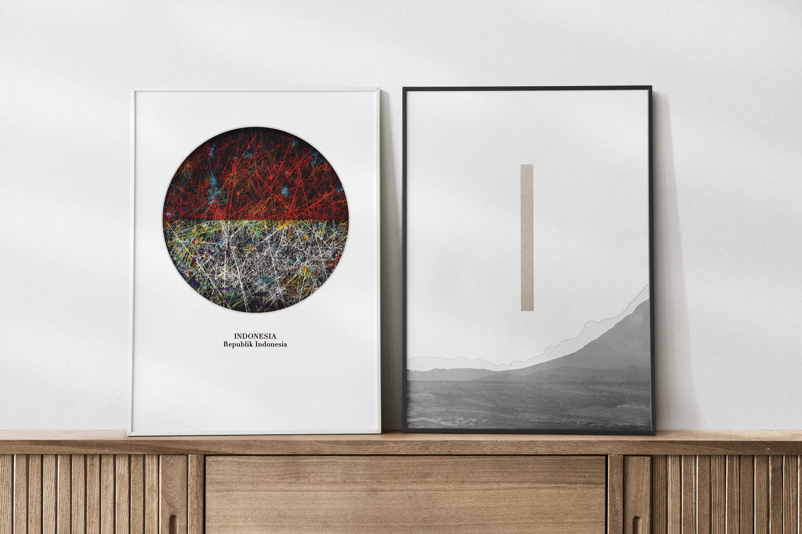 Double Flags Posters as Living Room Wall Decor Double Flags Posters as Living Room Wall Decor