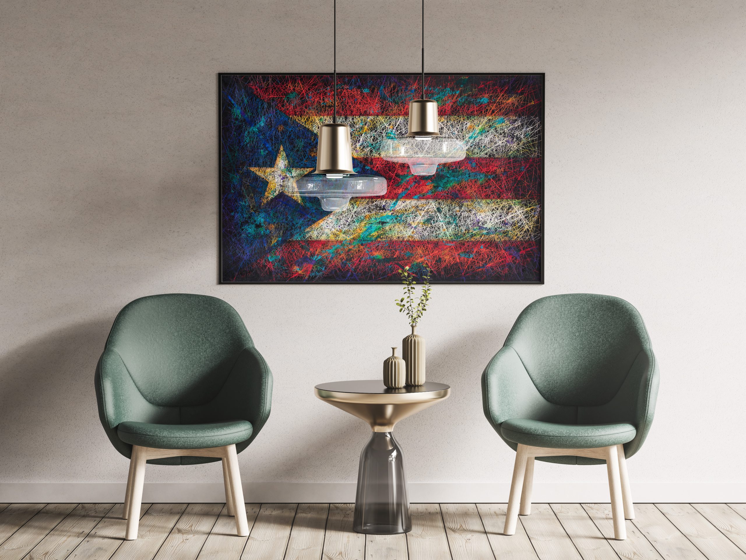 Printed Flag of Puerto Rico Printed Flag of Puerto Rico