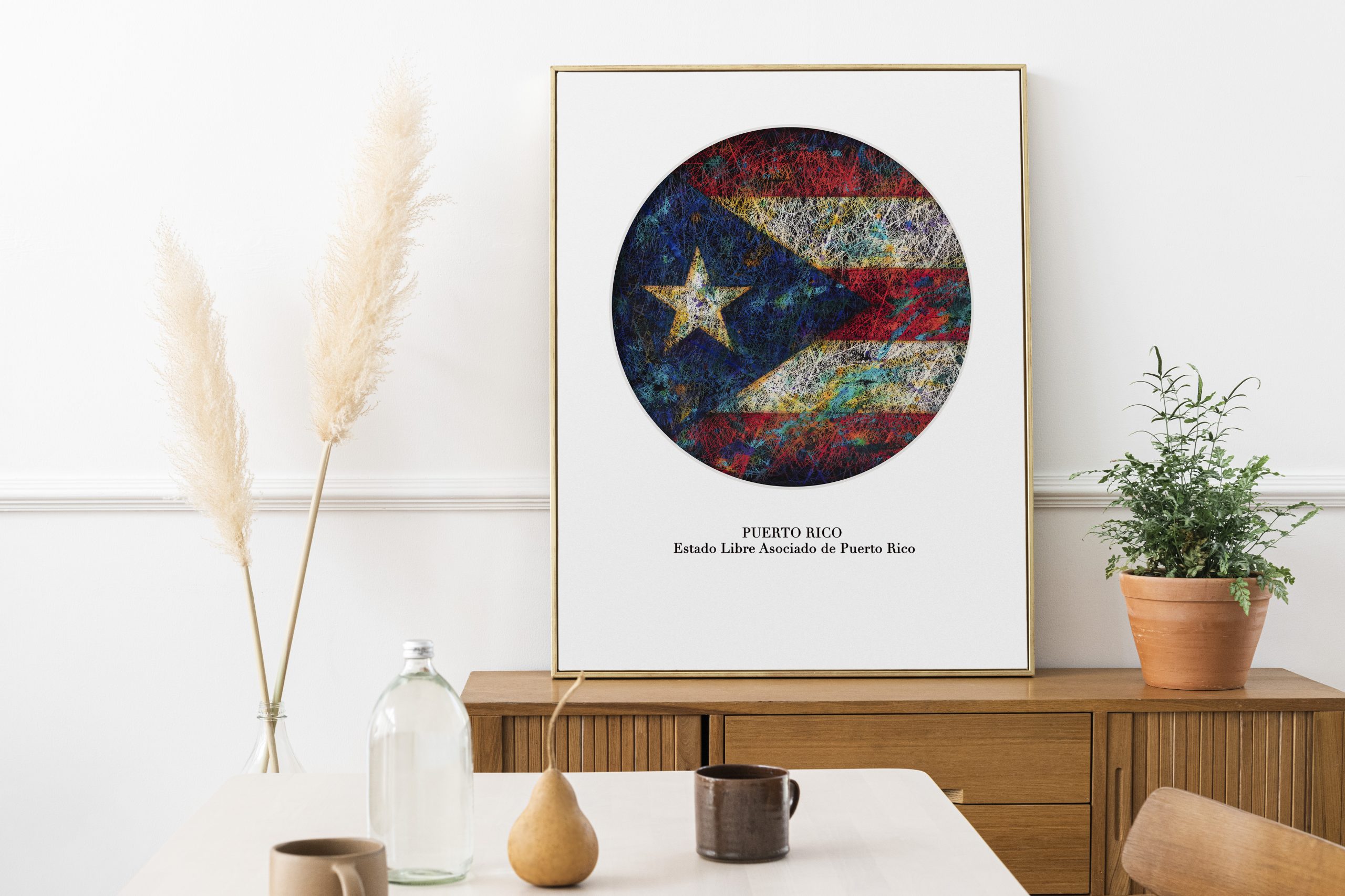 Printed poster - Flag of Puerto Rico Printed poster - Flag of Puerto Rico