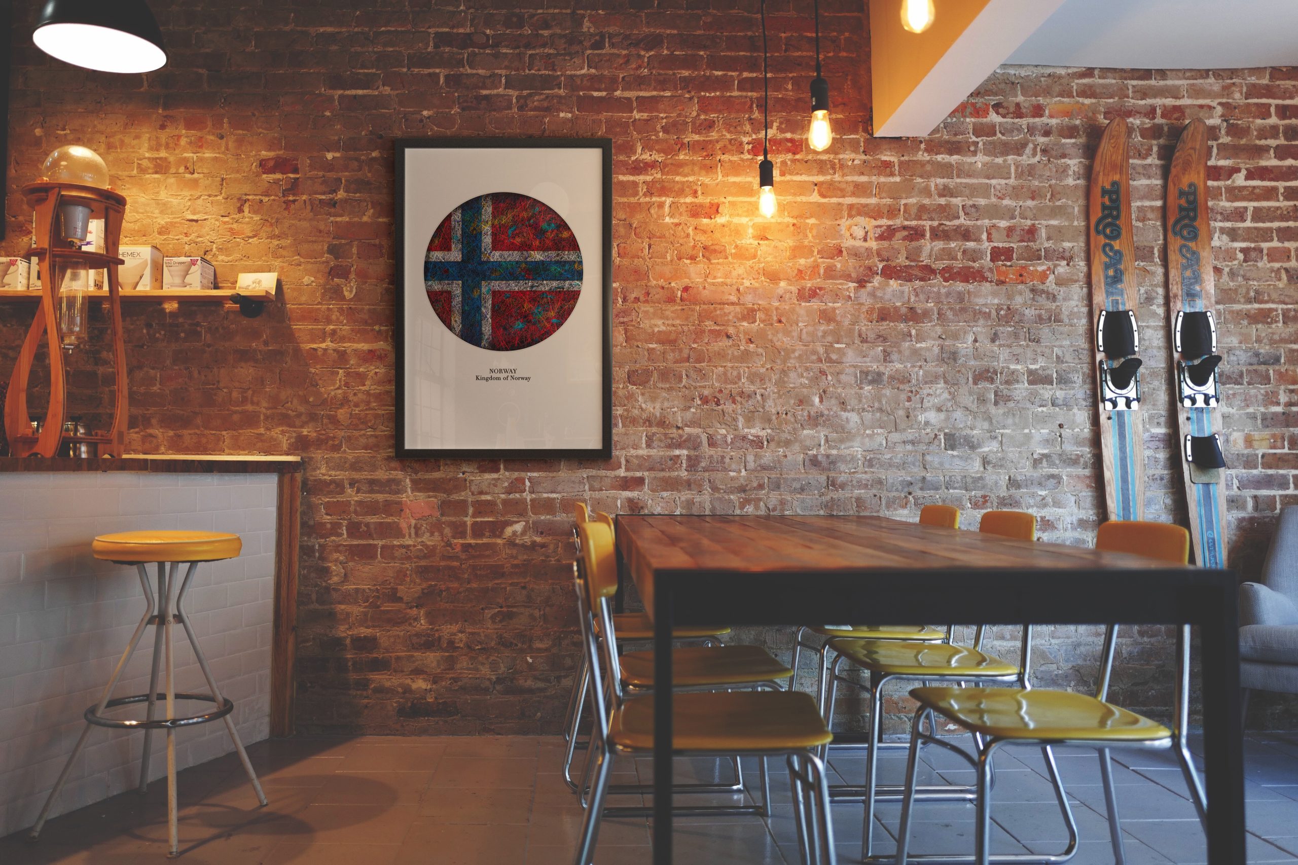 Printed Flag of Norway - Patriotic Interior Decor Printed Flag of Norway - Patriotic Interior Decor