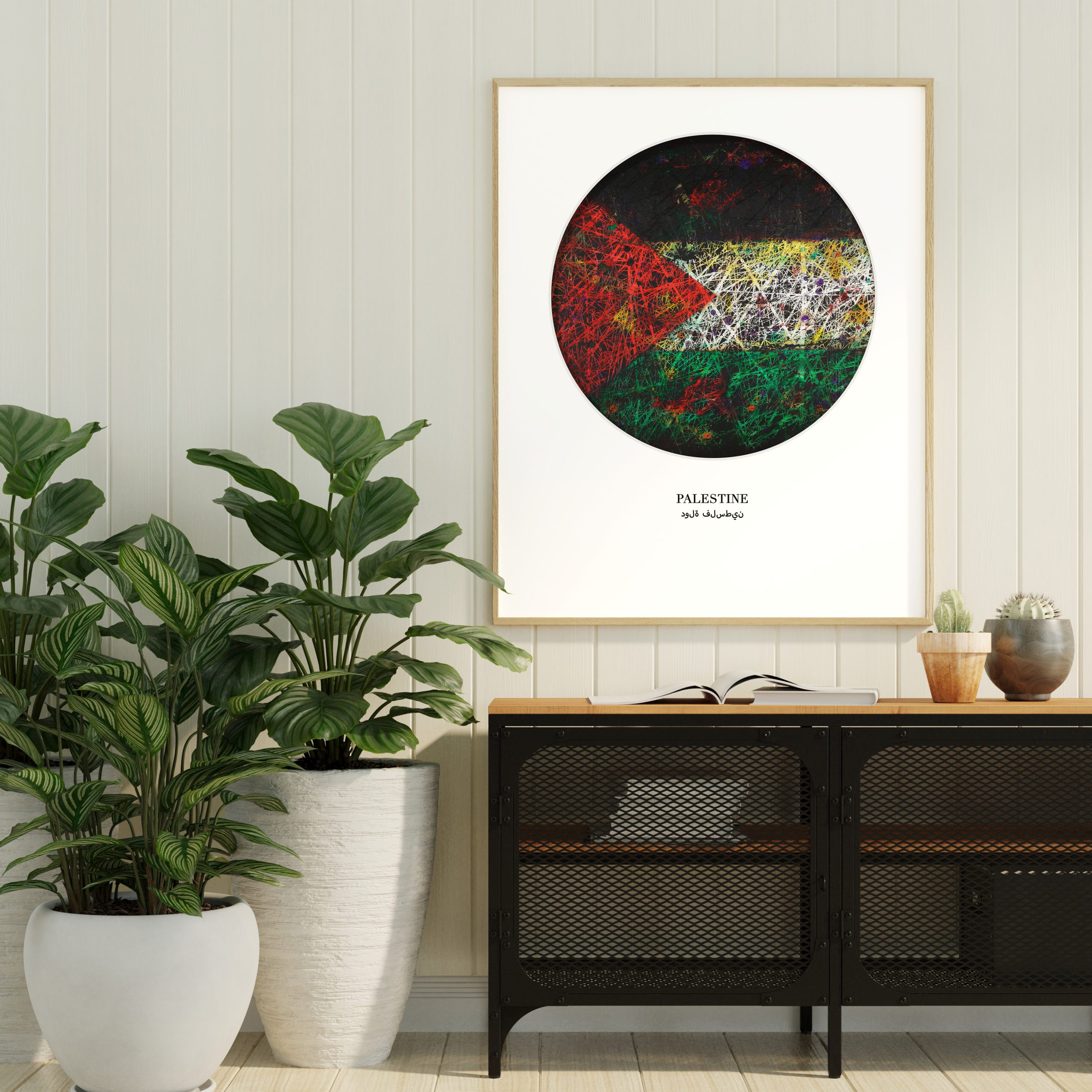 Printed Flag of Palestine - Patriotic Interior Decor Printed Flag of Palestine - Patriotic Interior Decor