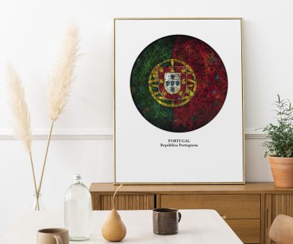 Printed poster - Flag of Portugal