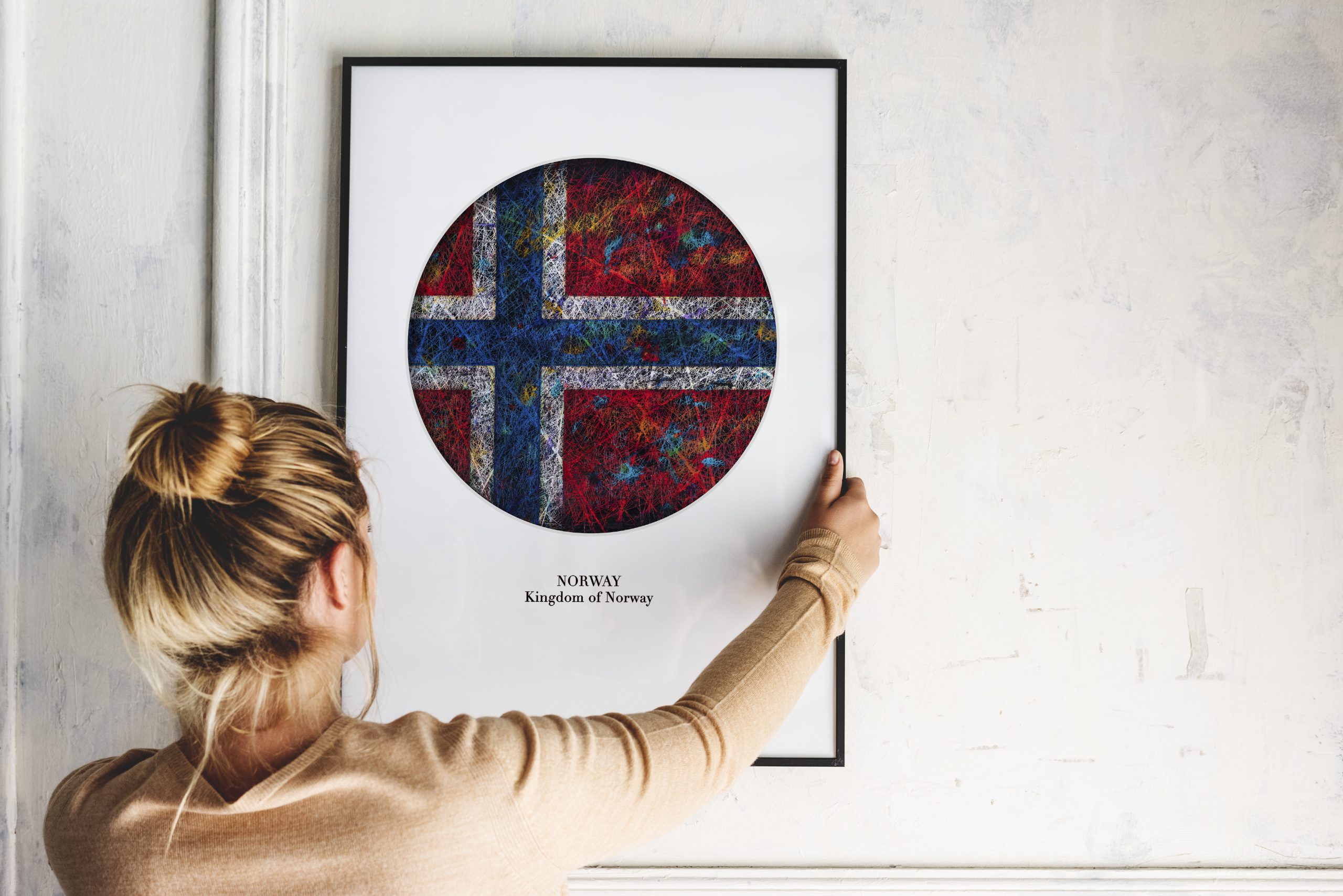 Design space photo frame Flag are a unique and meaningful way to express cultural identity and pride