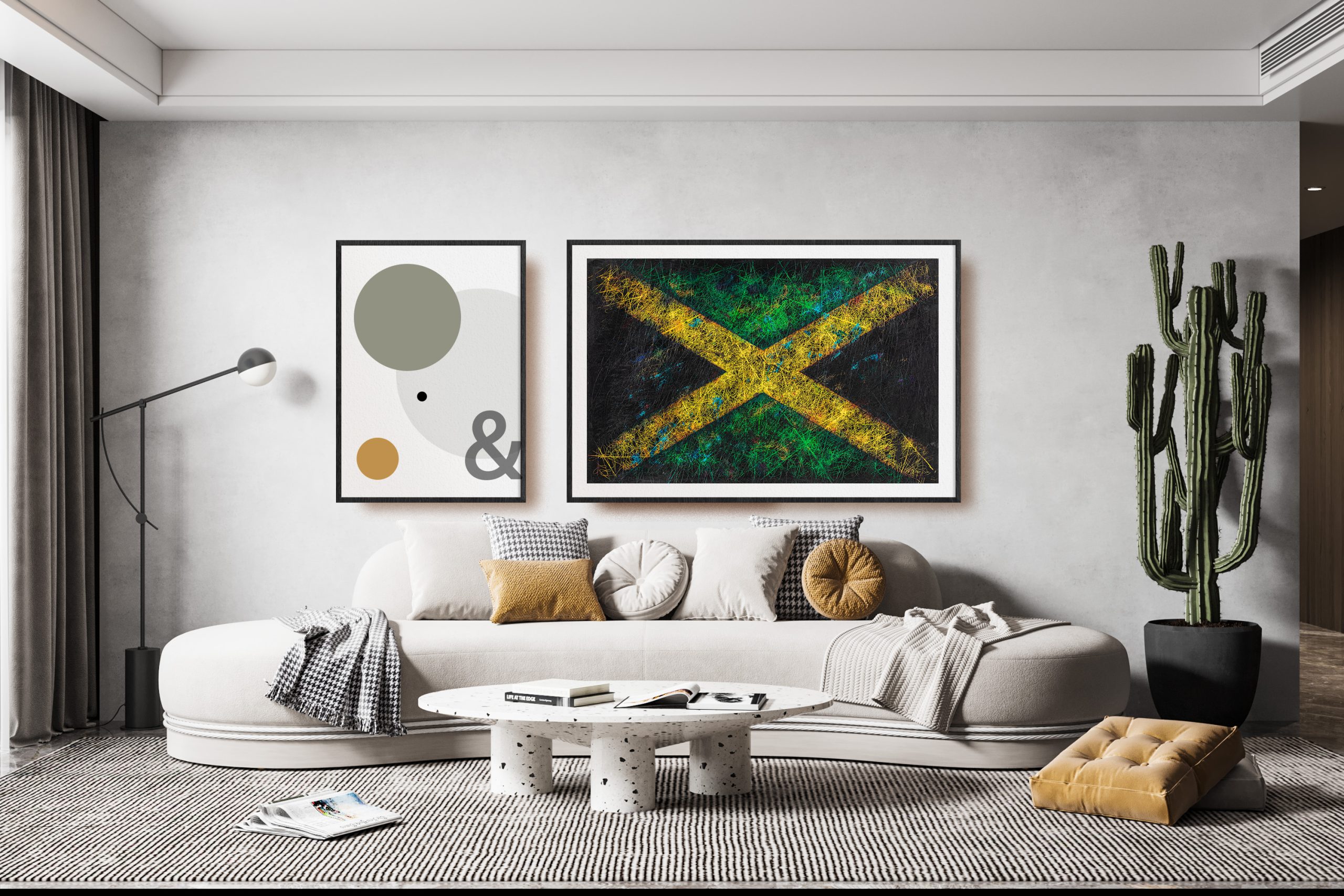 Flag of Jamaica as Living Room Wall decor Flag of Jamaica as Living Room Wall decor